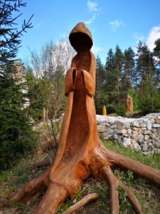 Drewniana rzeźna w Słowackim Raju