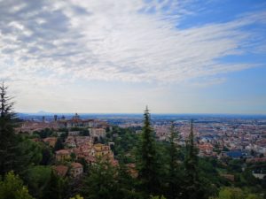 Widok na Bergamo