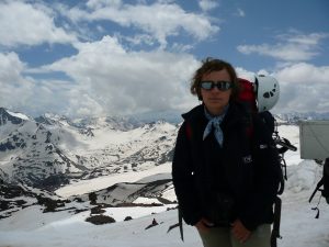 dziewczyna w górach, Kaukaz, Elbrus